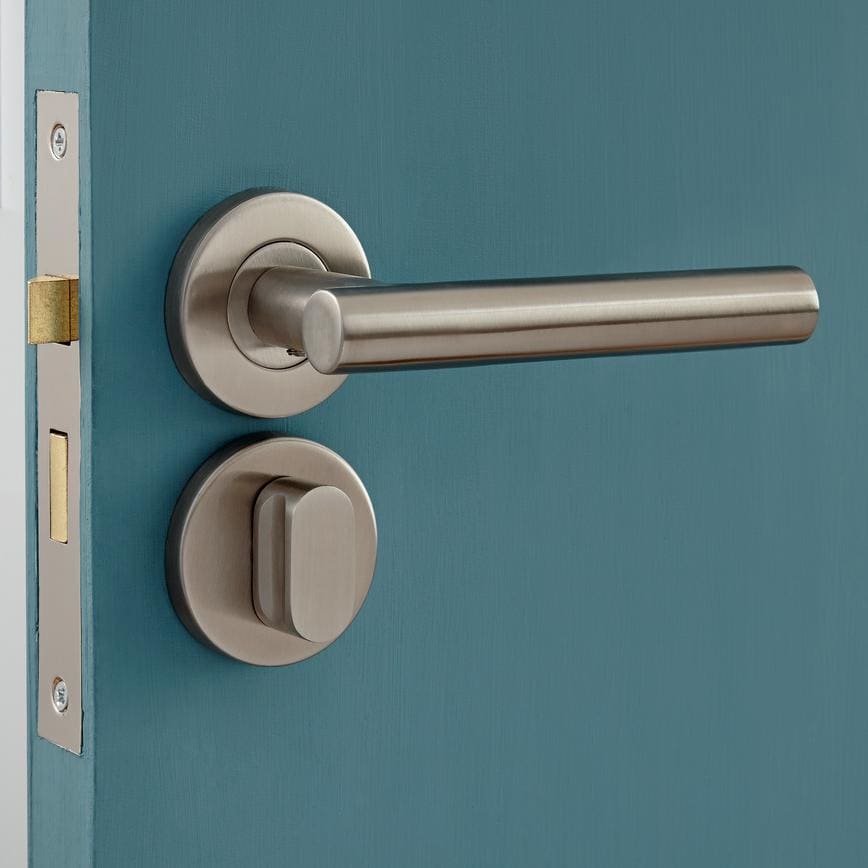 Satin Stainless Steel Bathroom Turn