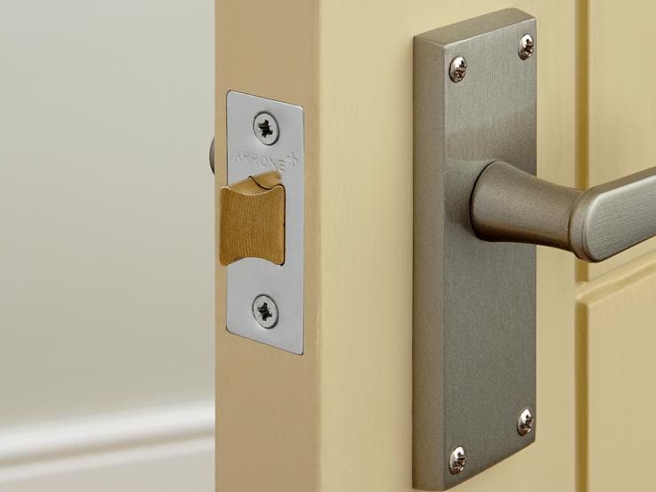 Premium Tubular Mortice Latch 2 1/2"/3" Polished Stainless Steel
