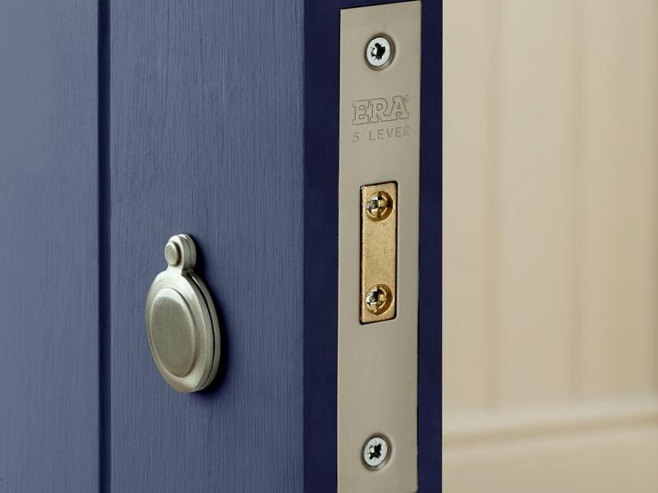 ERA 5 Lever Mortice Deadlock Satin Chrome Plated (BS 2 1/2" & 3")