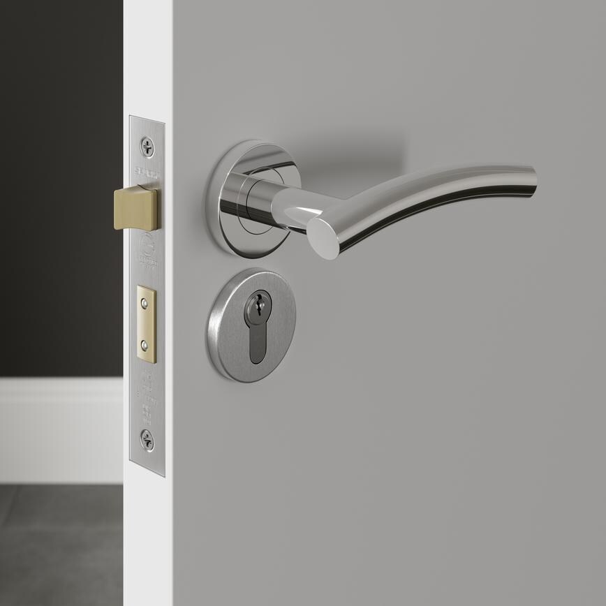 Sparka Satin Stainless Steel 78mm Case 56.5mm Backset Euro Profile Mortice Sashlock Pack