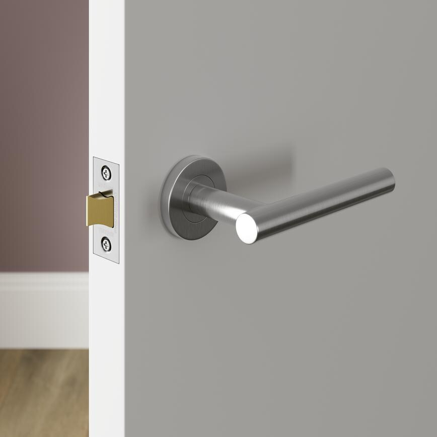 Sparka Satin Stainless Steel 78mm Case 57mm Backset Hinge and Latch Pack
