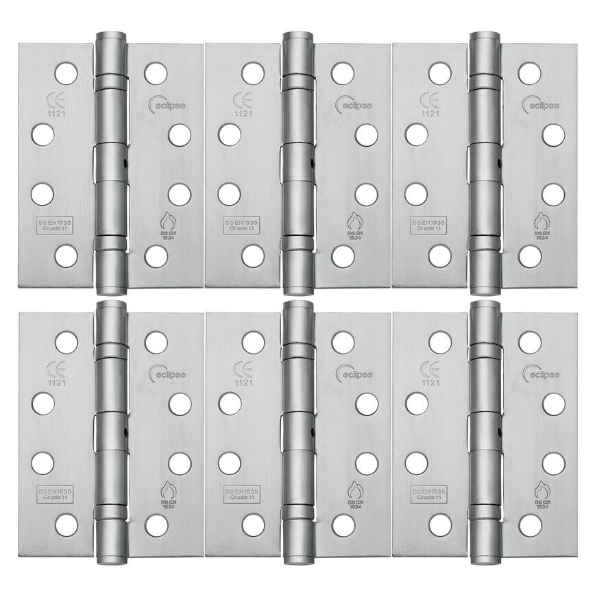 HNG6086_4_ Polished Stainless Steel Grade 11 Ball Bearing Hinge