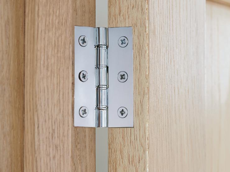 3"/4" Chrome Plated Brass Double Phosphor Bronze Washered Butt Hinge