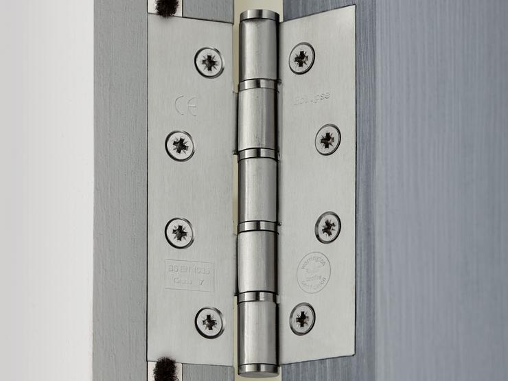 Satin Stainless Steel Washered Butt Hinge Grade 7