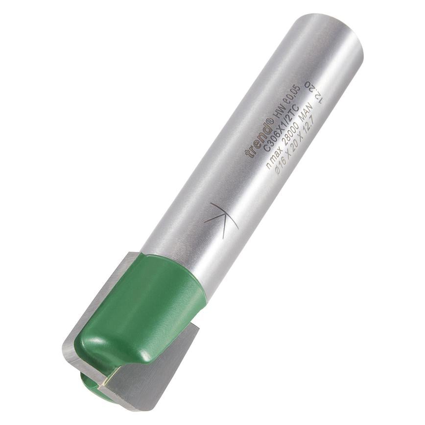 Trend 1/2 Flat Draining Groove Cutter Angled View