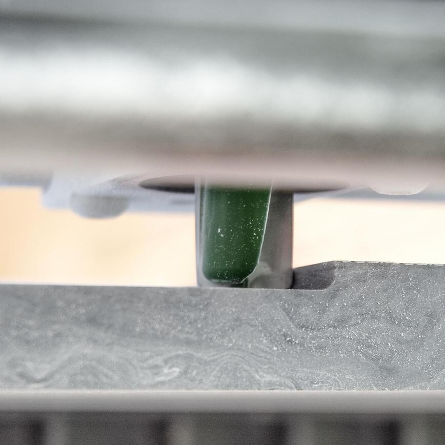Trend 1/2 Flat Draining Groove Cutter in use