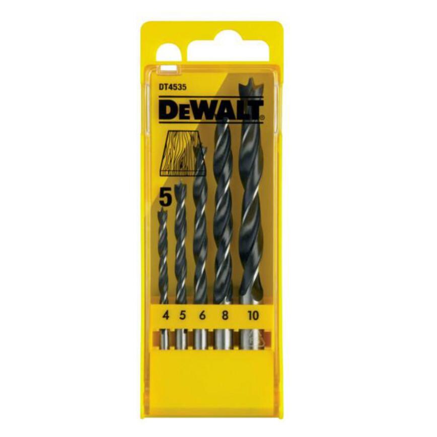 DeWalt Brad Point Drill Bits 5 Piece Set