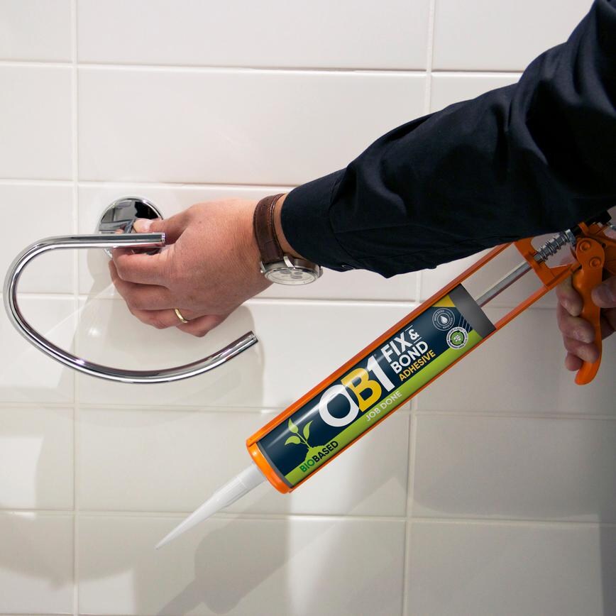 OB1 BioBased Fix & Bond 310ml White Solvent Free Grab Adhesive