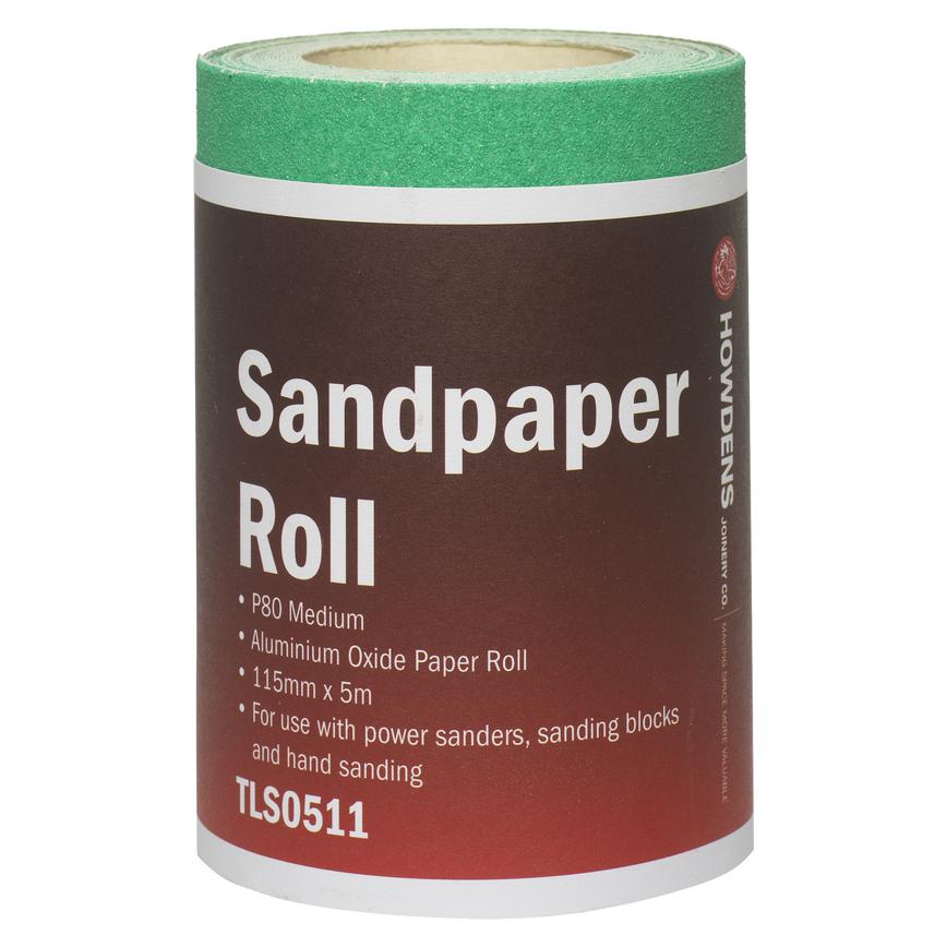 P80 Medium Aluminium Oxide Sandpaper Roll