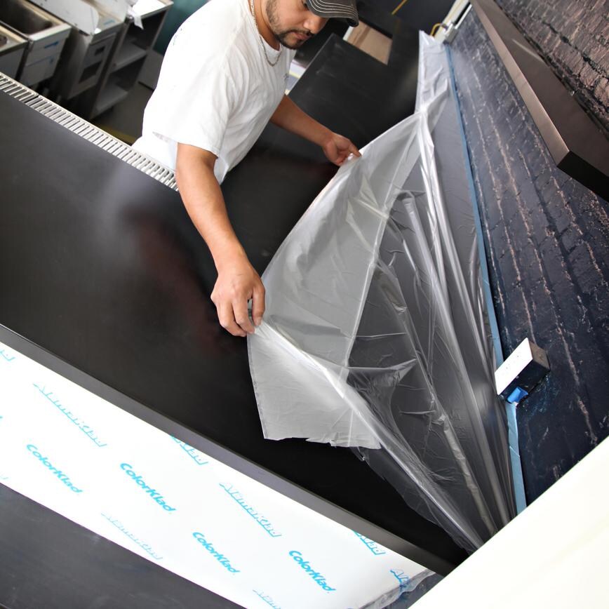 Trimaco 22m x 2.4m Polythene Pre Taped Masking Film