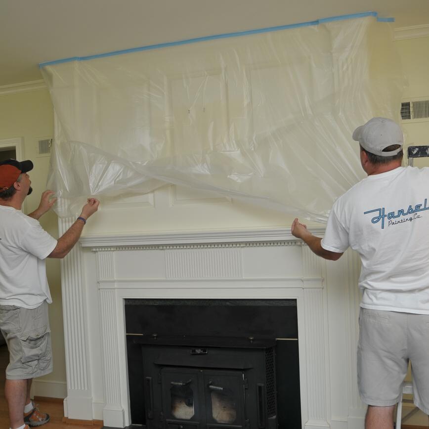 Trimaco 22m x 2.4m Polythene Pre Taped Masking Film