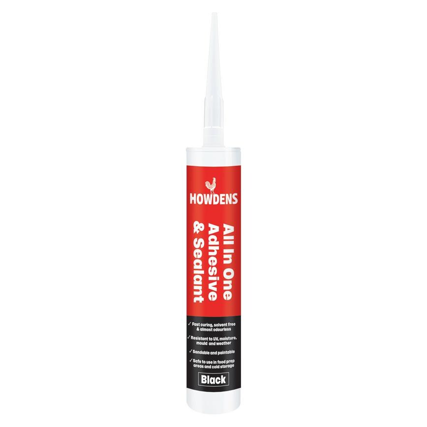 Howdens All in One Adhesive Sealant 290ml Black