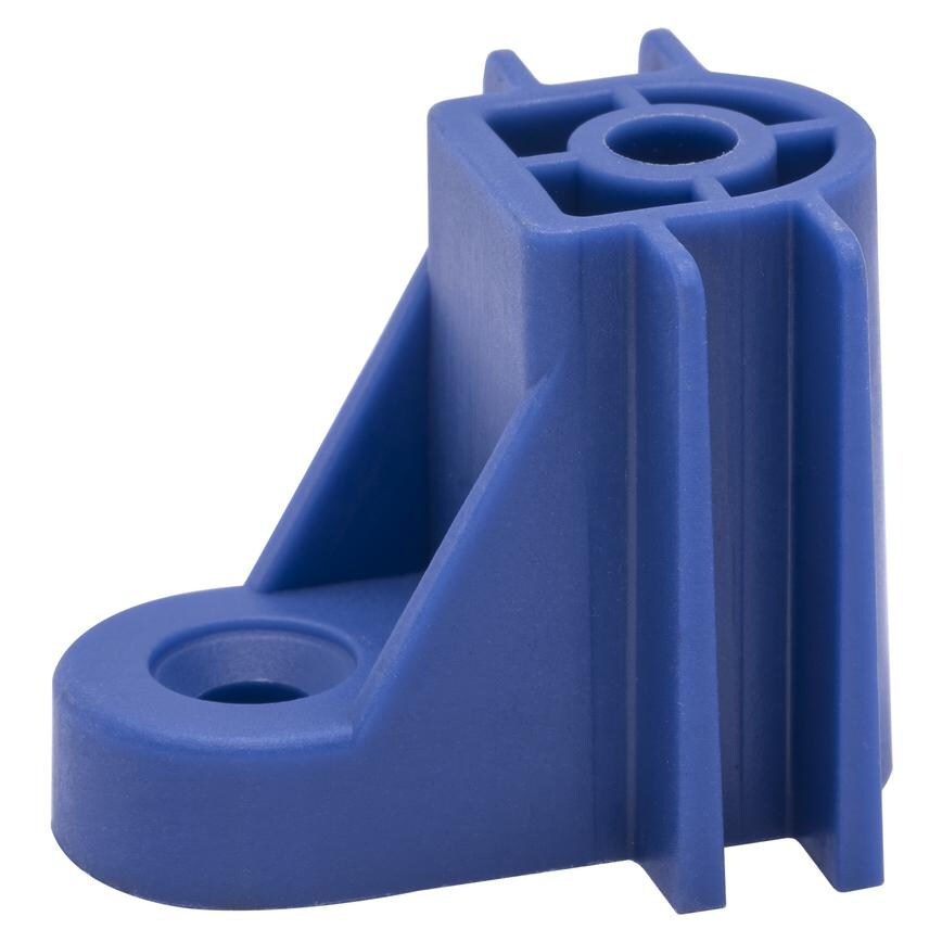 38mm x 30mm x 30mm Plastic Handleless Profile Worktop Fixing Bracket Pack of 5