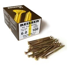 Reisser Woodscrews Box of 100