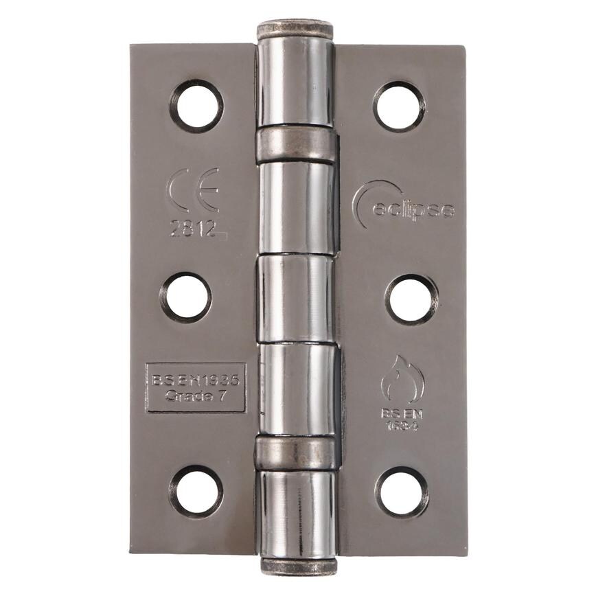 HNG0320 3" Black Nickel MS BB Hinge Grade 7 Cut Out