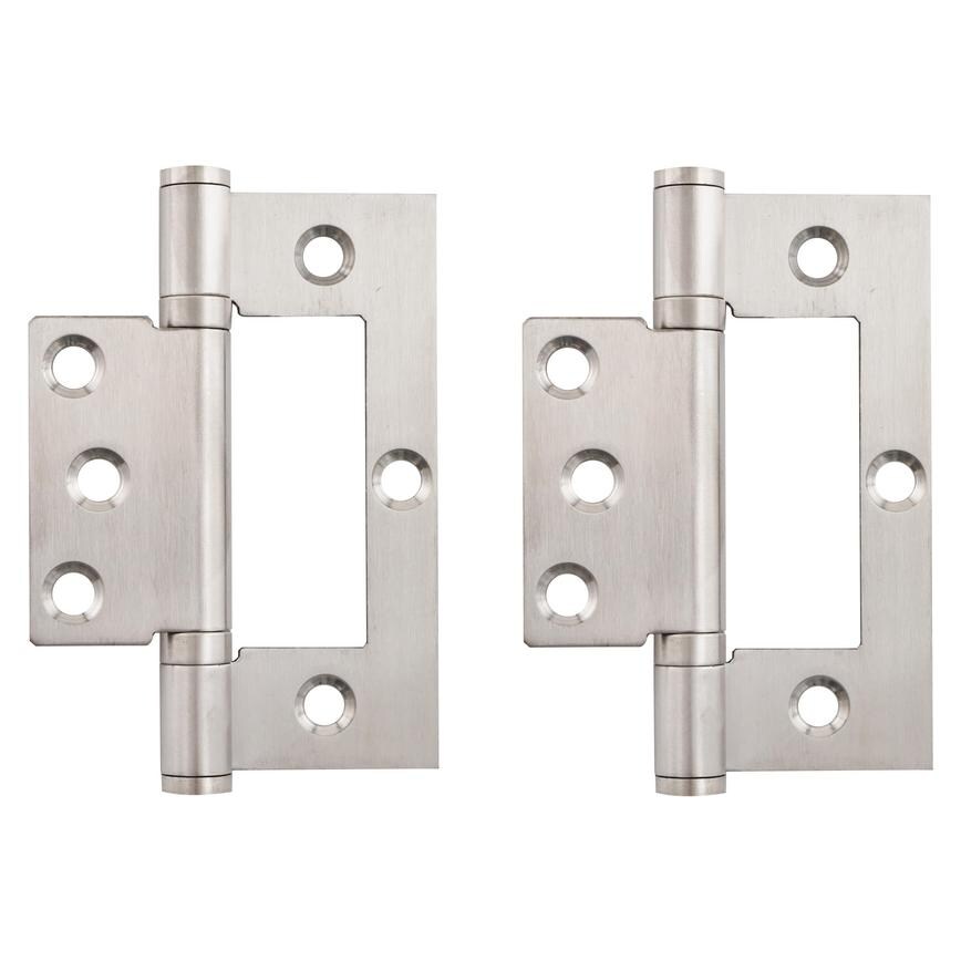 Ball Bearing Flush Hinge Open Pack of 2