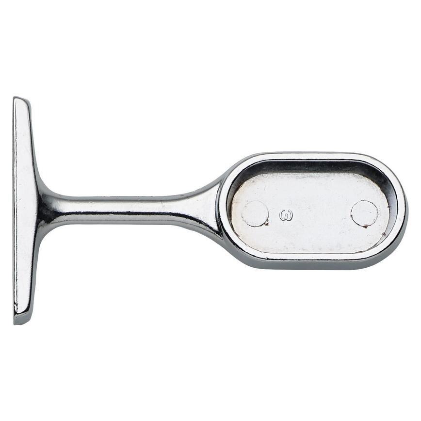 Oval Shaped End Bracket for Wardrobe Rail