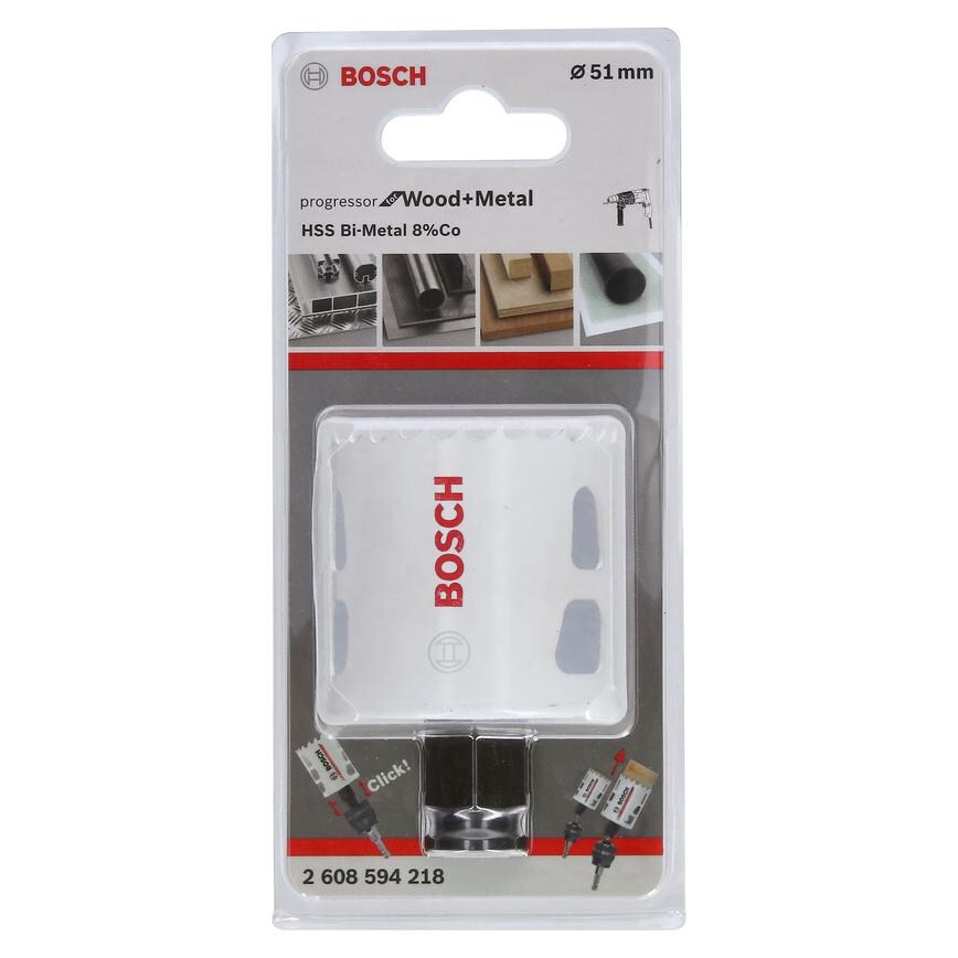 Bosch Wood & Metal Holesaw 51mm