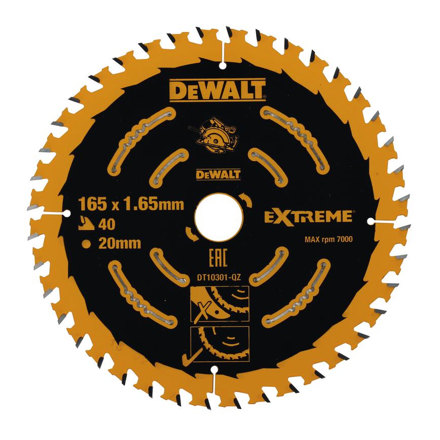 TLS5412_DeWalt Circular Saw Blade 165X20X40 T Cored_1