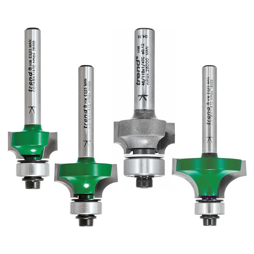 Trend Professional Bearing Guided Ovolo 3mm Radius Cutter