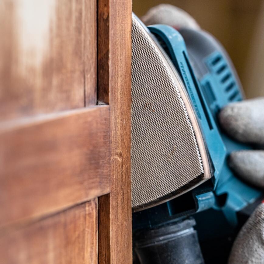 Bosch Sanding Set in use v2
