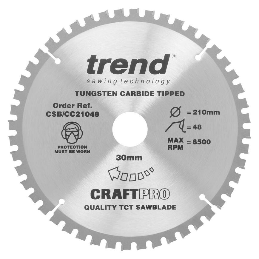 Trend Craft Pro 210mm x 48T Mitre Saw Blade