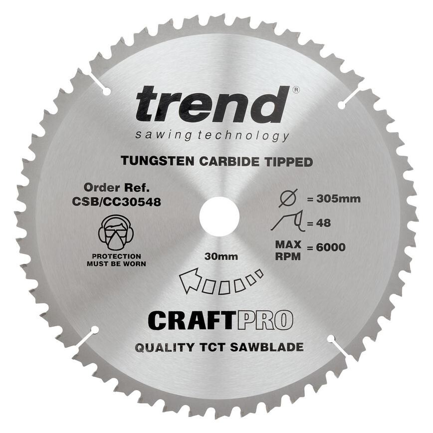 Trend Craft Pro305mm x 48T MitreSaw Blade