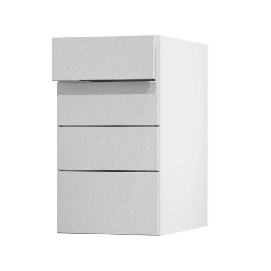 Allendale Dove Grey 400 Drawer Door Open
