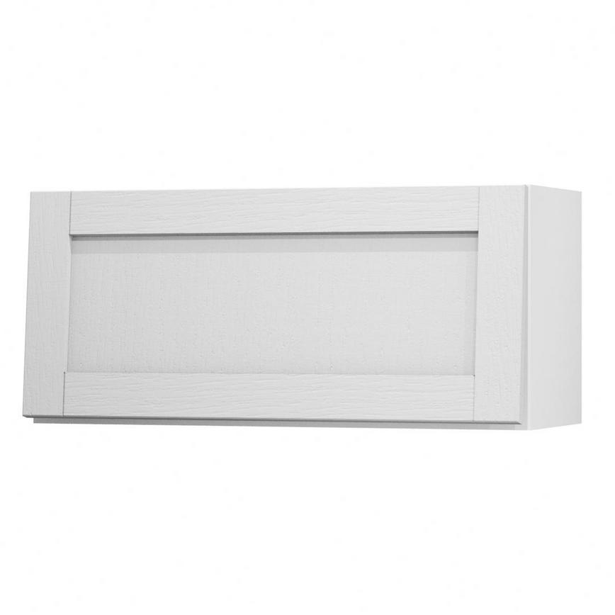 Allendale Dove Grey 800 Half Height / Pan Drawer Door Open