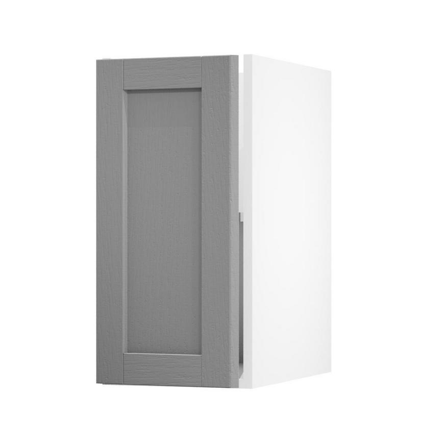 Allendale Slate Grey 350 Full Height Door Open