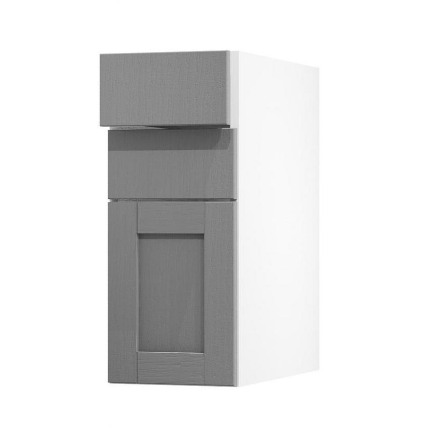 Allendale Slate Grey 300 Drawer Door Open