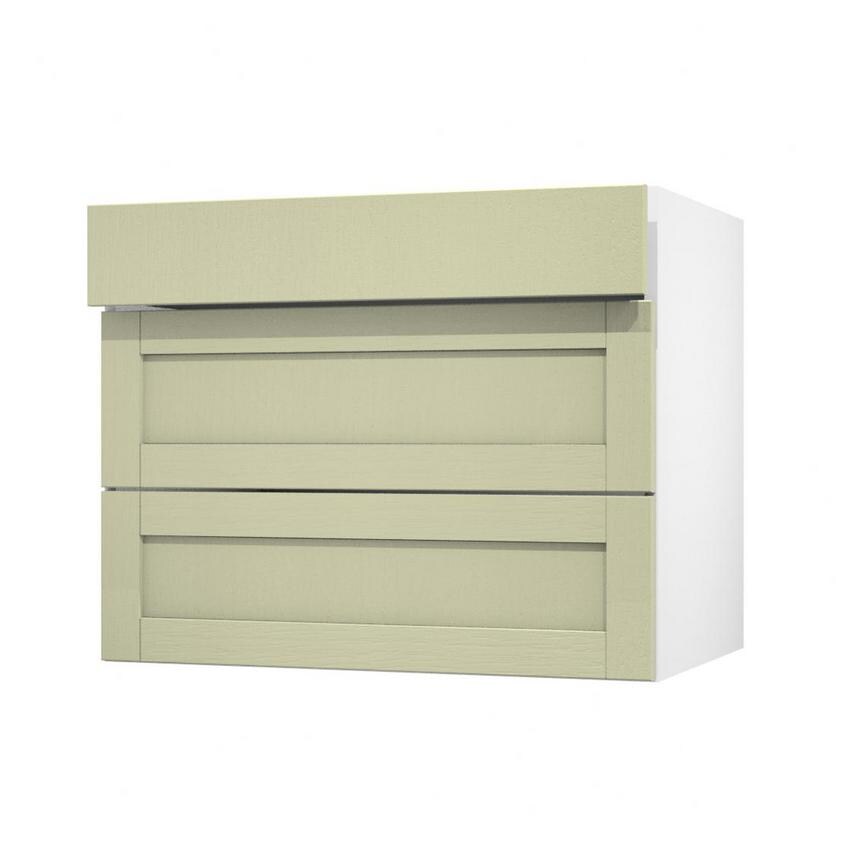 Allendale Sage Green 900 Drawer Door Open