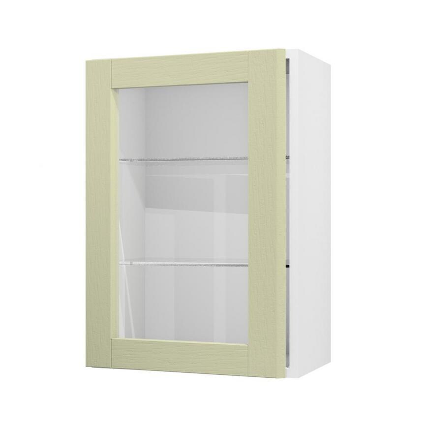 Allendale Sage Green 500 Full Height Glass Door Open