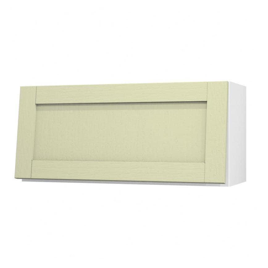 Allendale Sage Green 800 Half Height / Pan Drawer Door Open