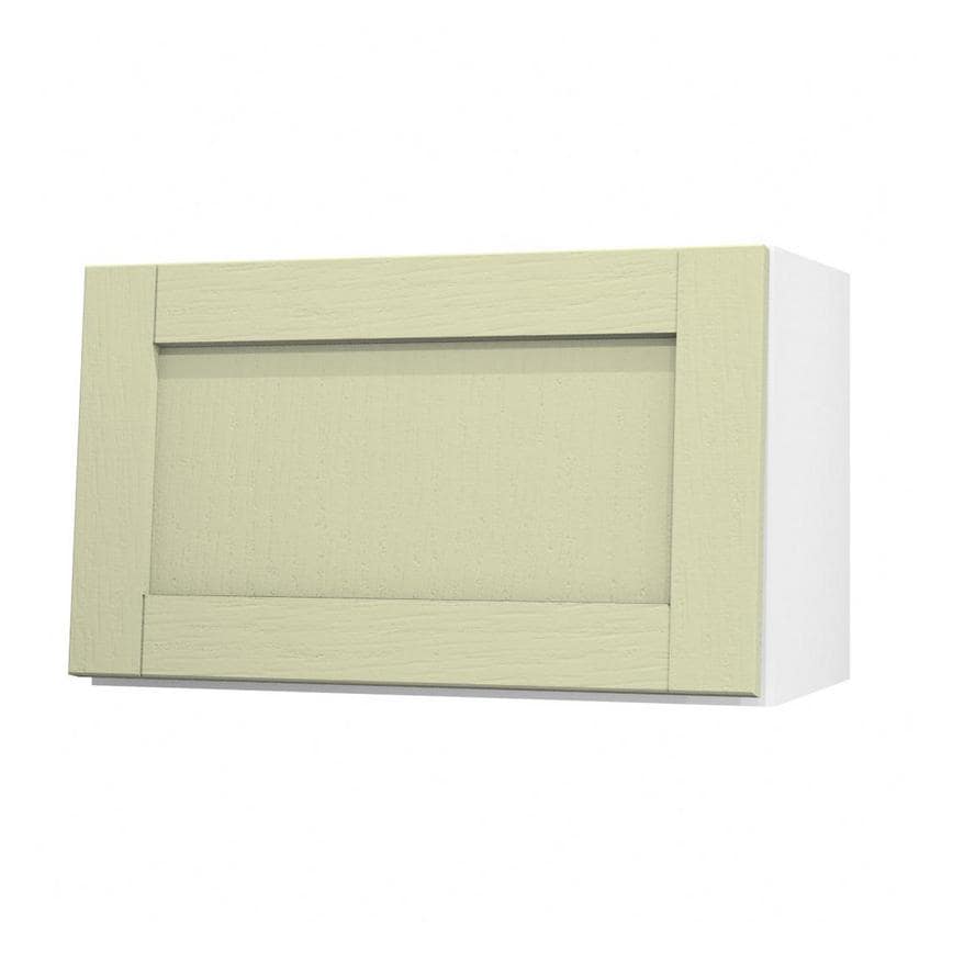 Allendale Sage Green 600 Half Height Door Open