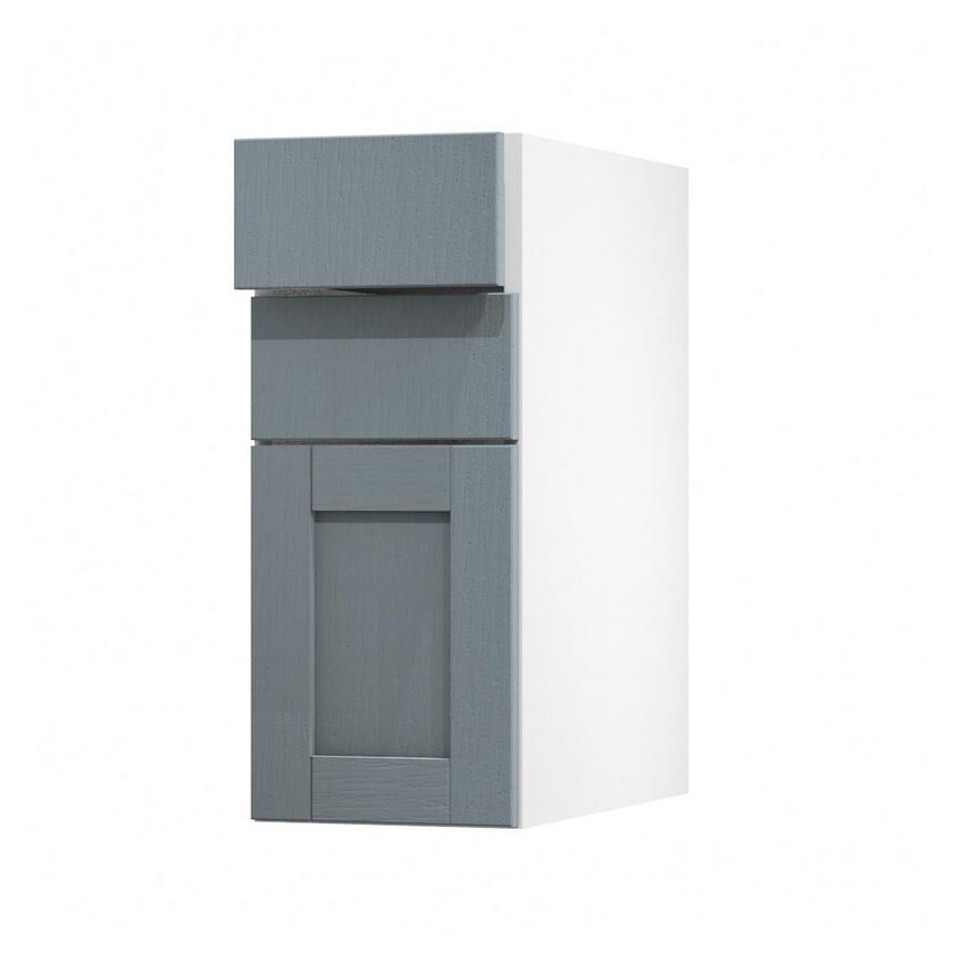 Allendale Dusk Blue 300 Drawer Door Open