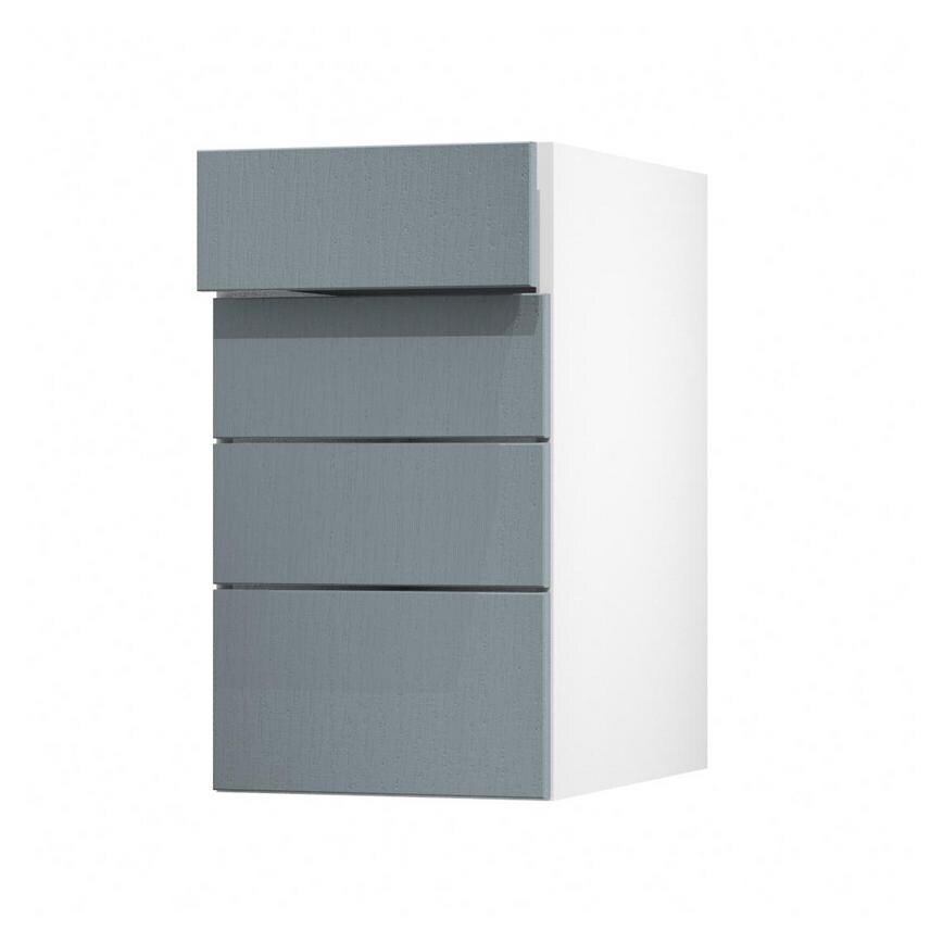 Allendale Dusk Blue 400 Deep Drawer Door Open