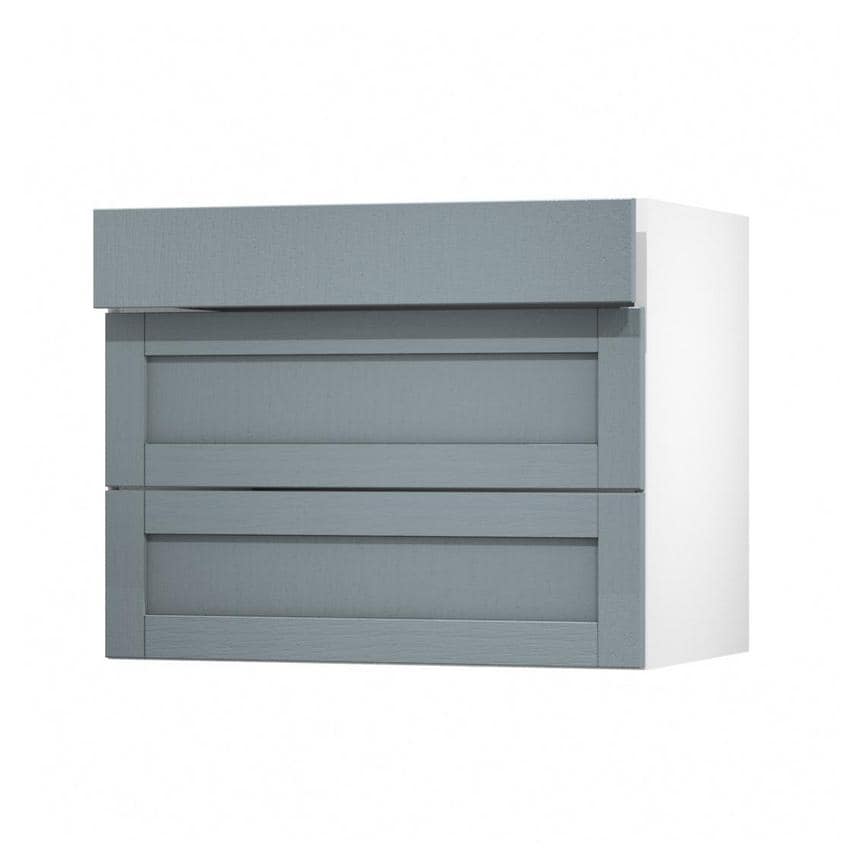 Allendale Dusk Blue 900 Drawer Door Open