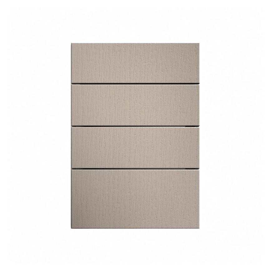 Allendale Pebble 500mm x 227mm Drawer Front Shown Closed as Part of a Full Drawer Unit