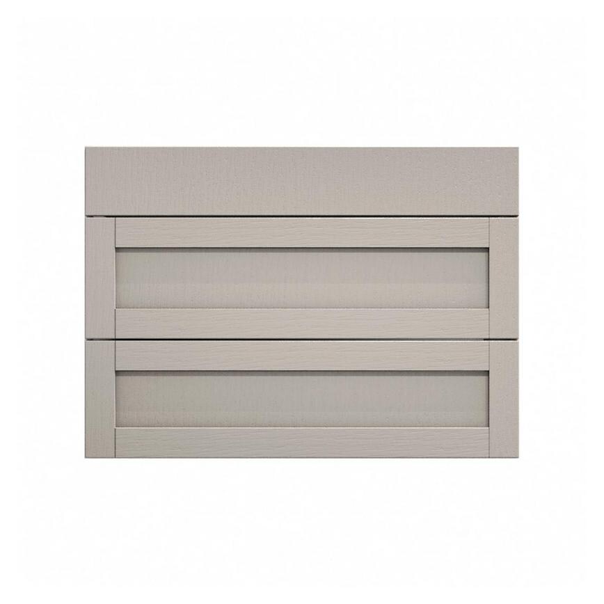Allendale Pebble 1000mm x 275mm Appliance Drawer Shown Closed from the Front as Part of a Full Drawer Unit