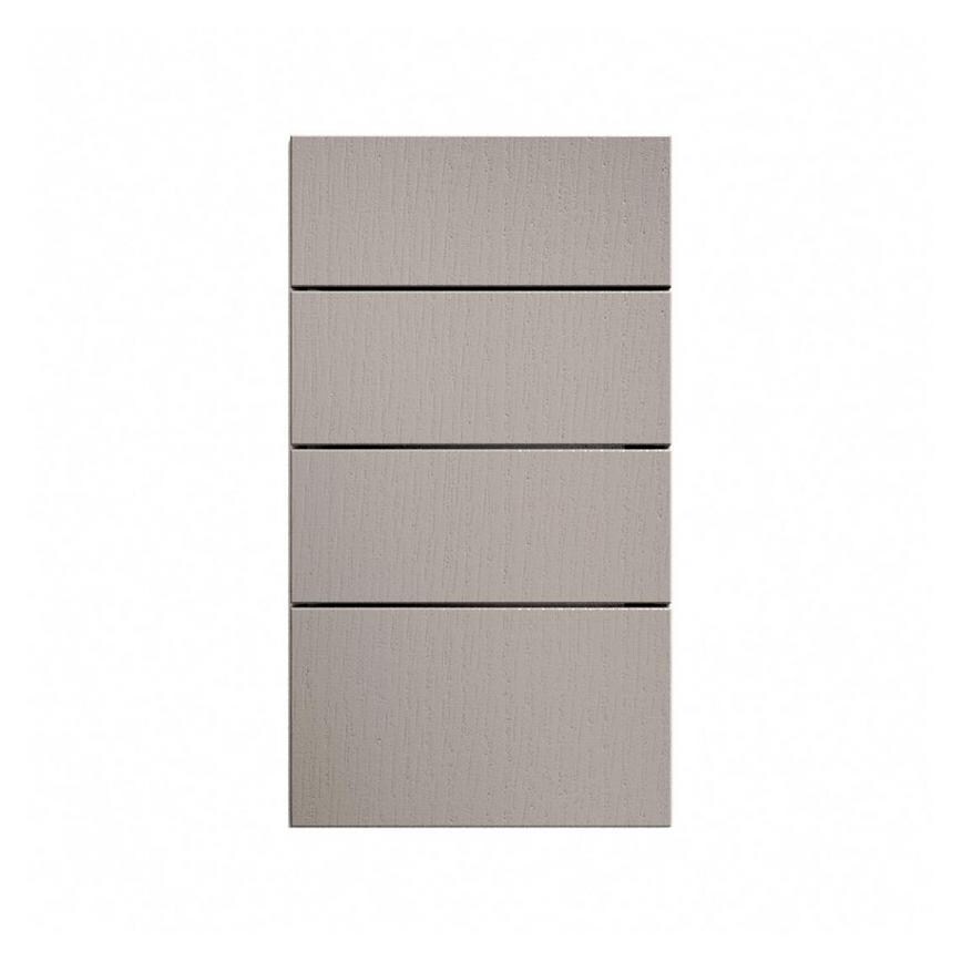 Allendale Pebble 400mm x 227mm Drawer Front Shown Closed as Part of a Full Drawer Unit