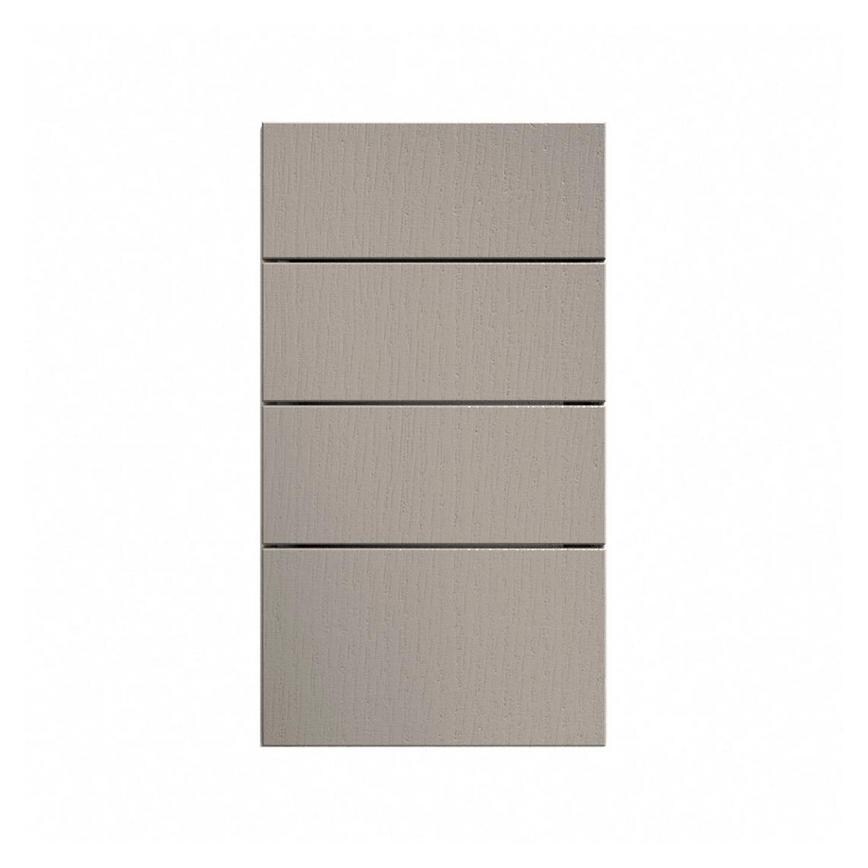 Allendale Pebble 400mm x 160mm Drawer Front Shown Closed from the Front as Part of a Full Drawer Unit