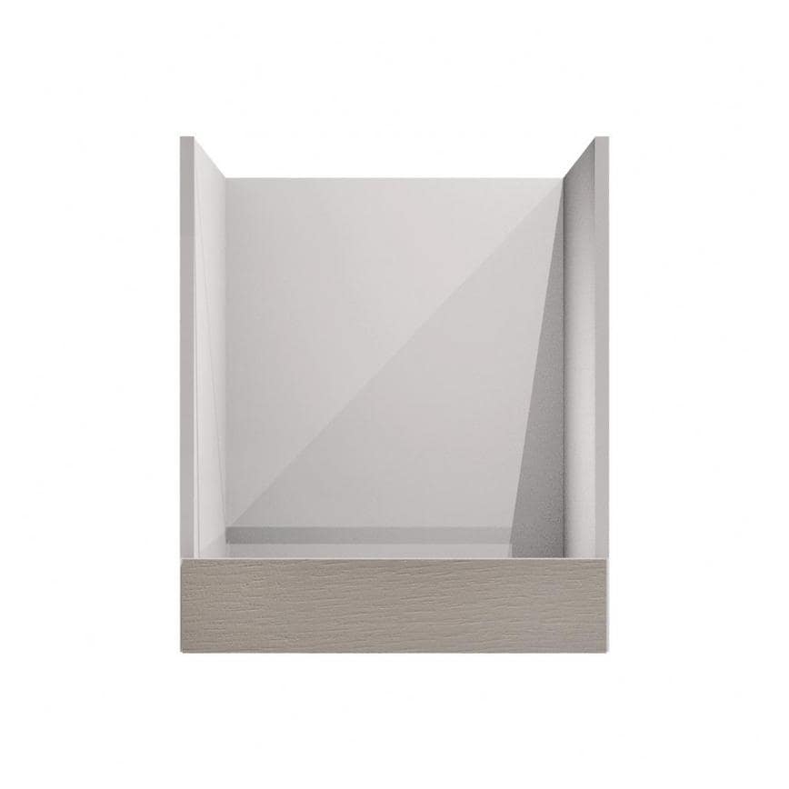 Allendale Pebble 600mm x 115mm Filler Panel Shown from the Front as Part of a Built Under Oven Housing Unit