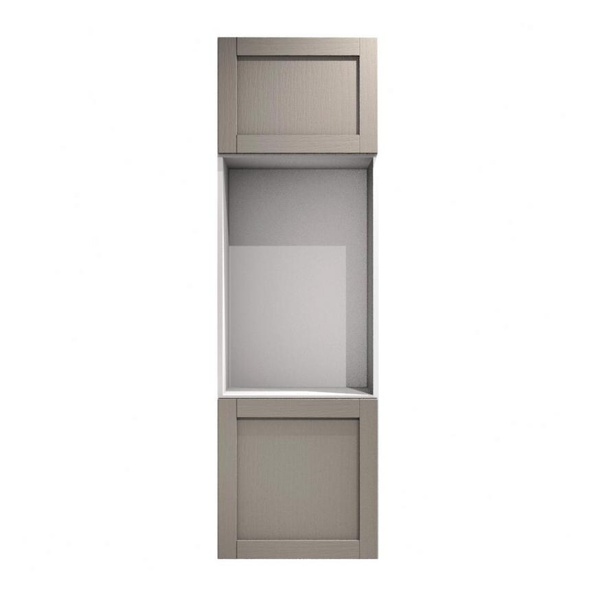 Allendale Pebble 600mm x 622mm Appliance Door Shown from the Front as Part of a Appliance Tower Unit