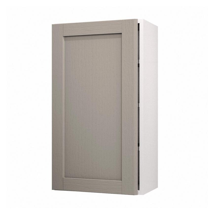 Allendale Pebble 500mm x 900mm Tall Door Front Shown Open at an Angle as a Single Door