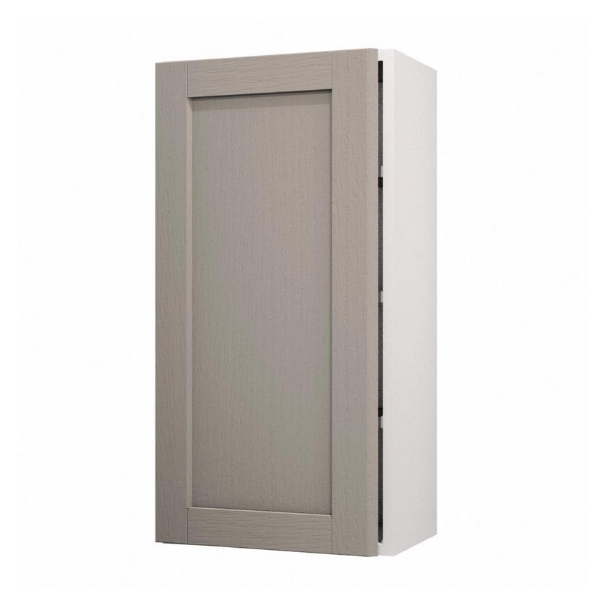 Allendale Pebble 450mm x 900mm Tall Door Front Shown Open at an Angle as a Single Door