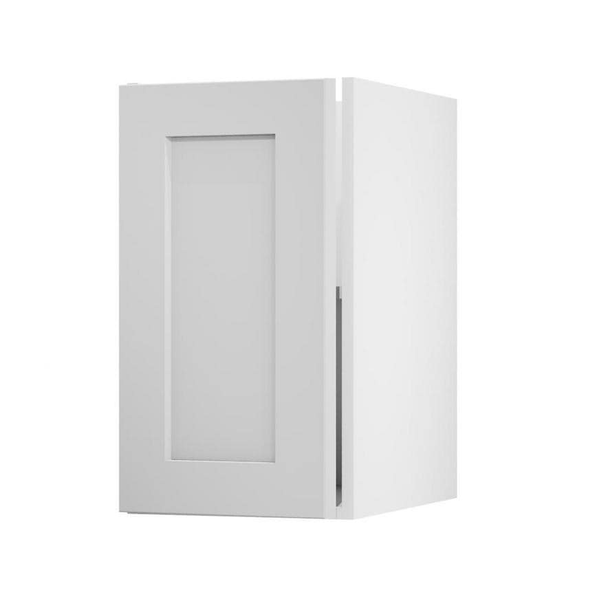Chelford Dove Grey 400 Full Height Door Open