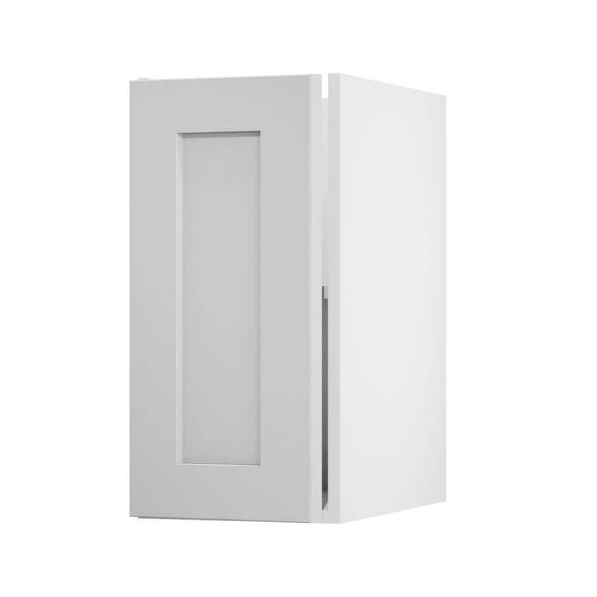 Chelford Dove Grey 350 Full Height Door Open