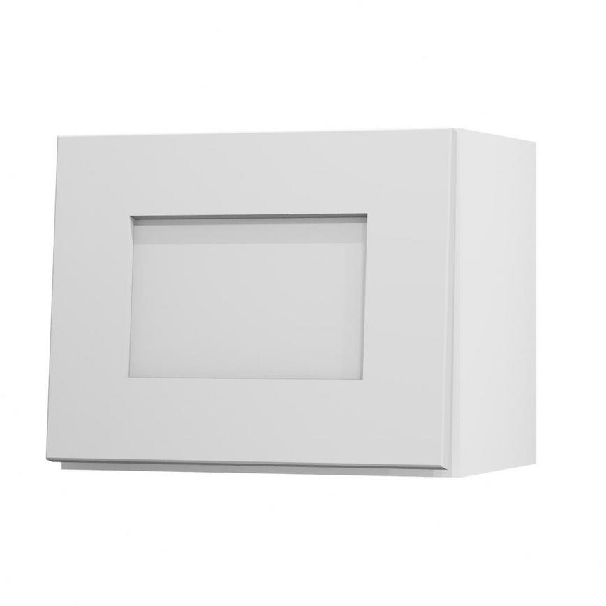 Chelford Dove Grey 450 Half Height Door Open