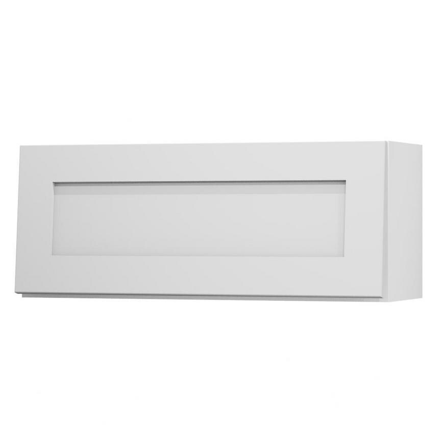 Chelford Dove Grey 900 Half Height Door Open